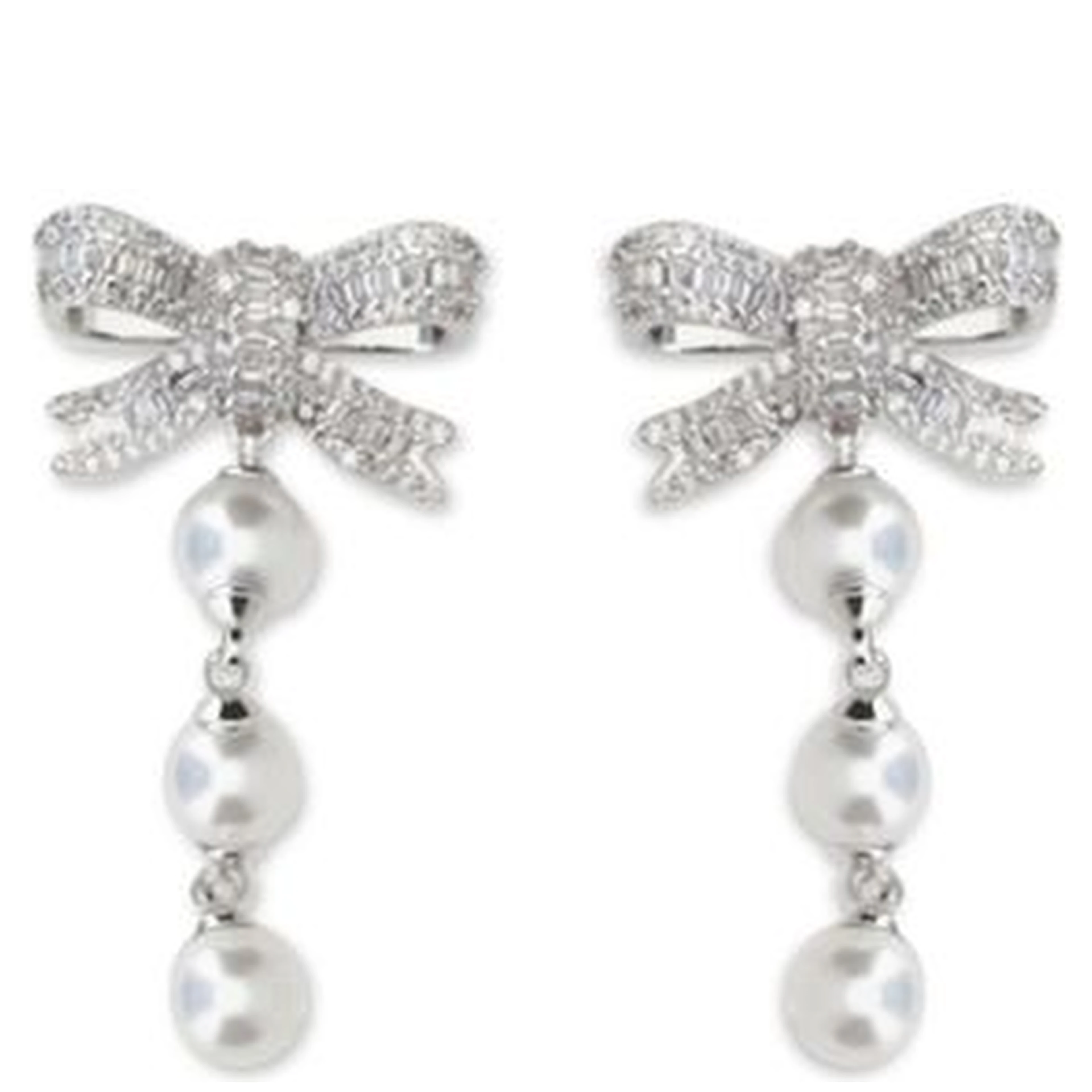 Silver Brass Earrings