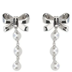 Silver Brass Earrings