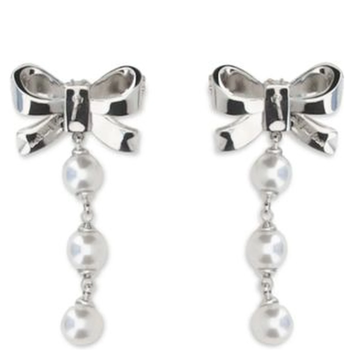 Silver Brass Earrings