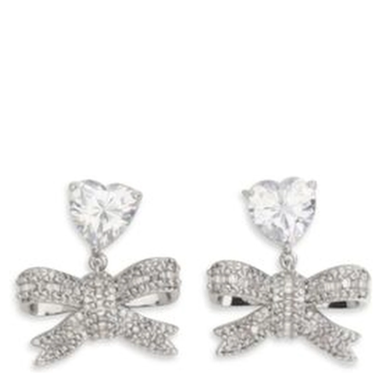 Silver Brass Earrings