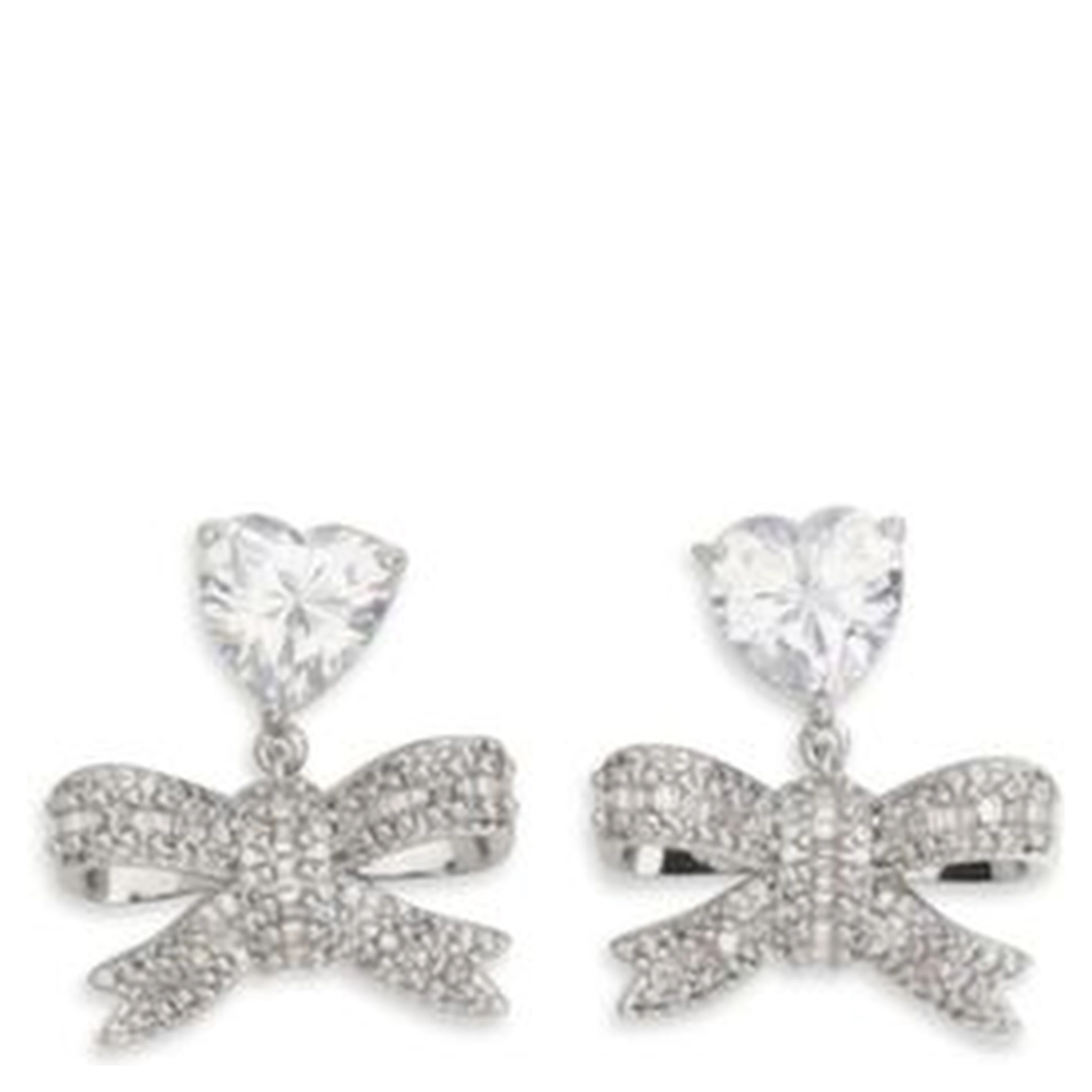Silver Brass Earrings