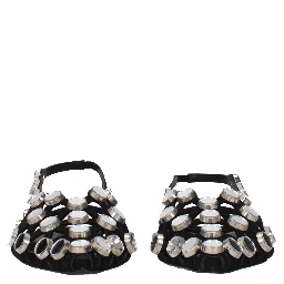 Black Leather Ballet Flats