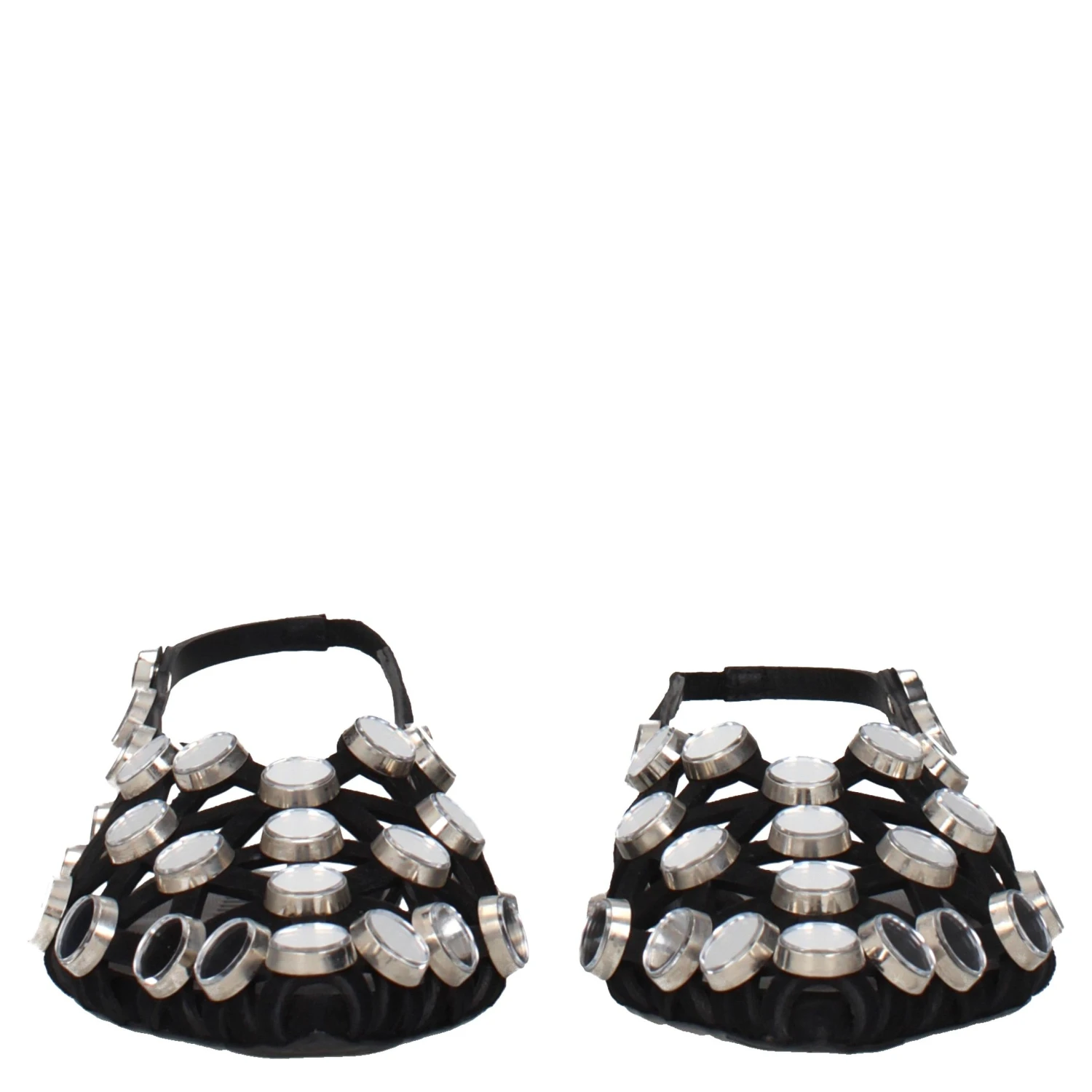 Black Leather Ballet Flats