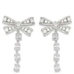 Silver Brass Earrings