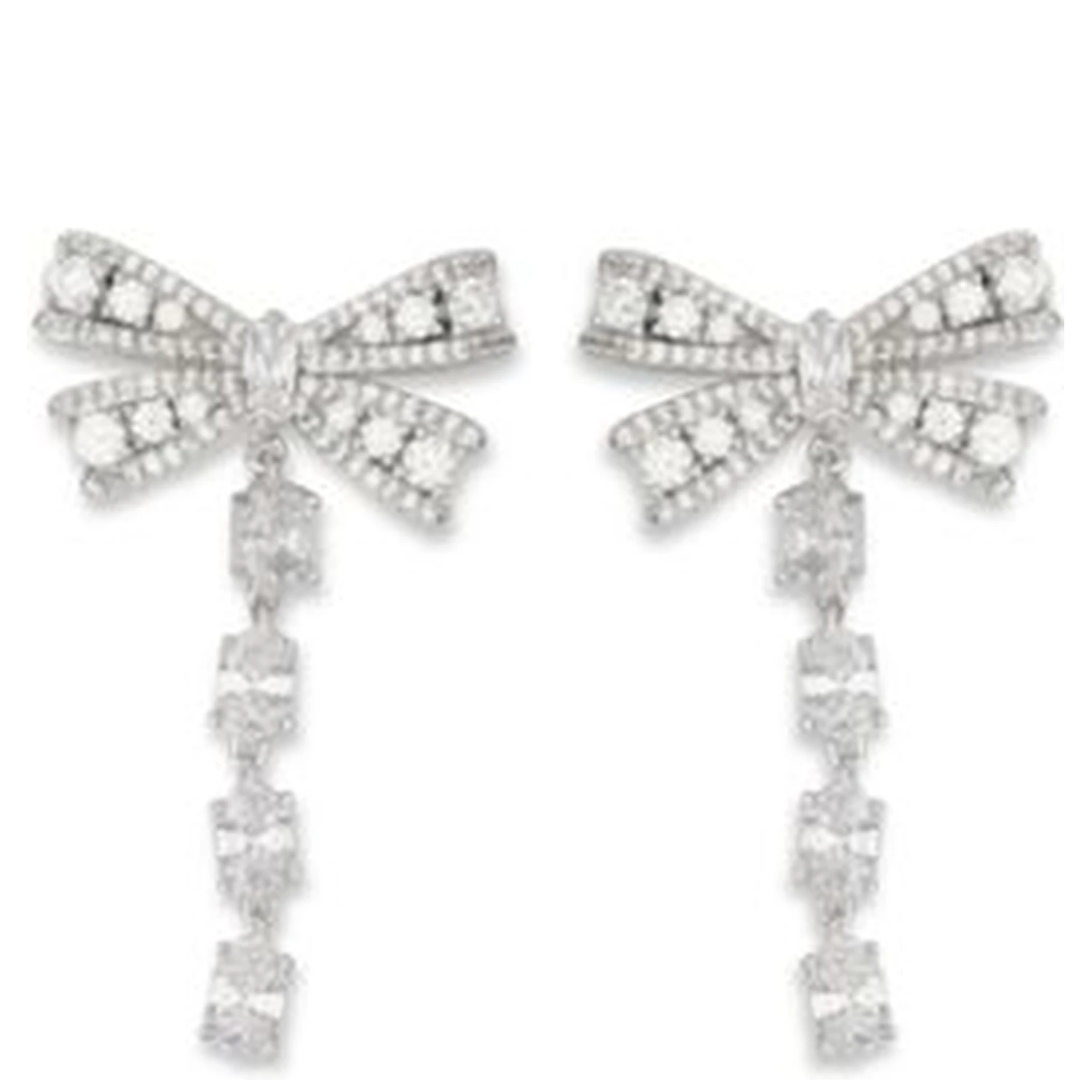 Silver Brass Earrings