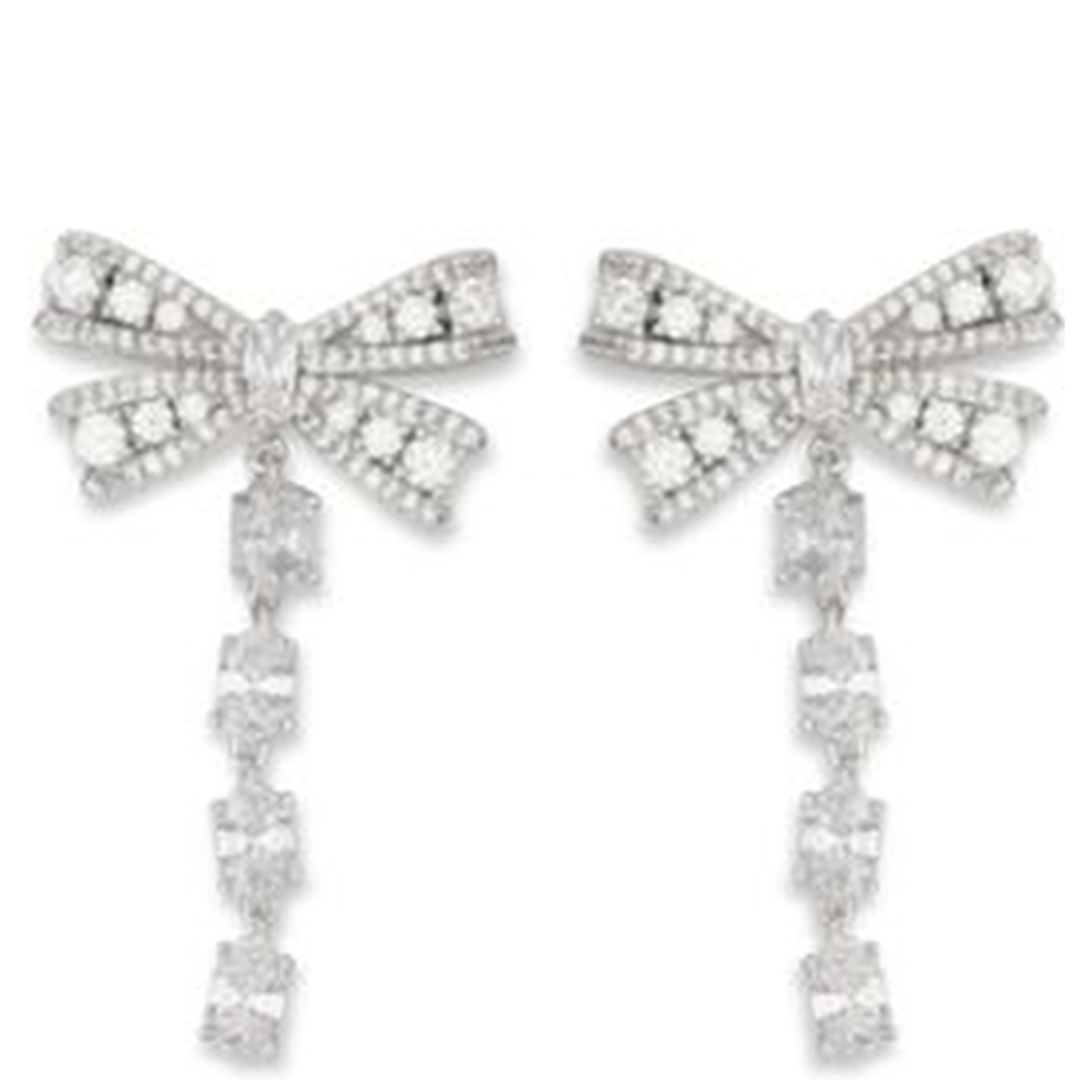 Silver Brass Earrings
