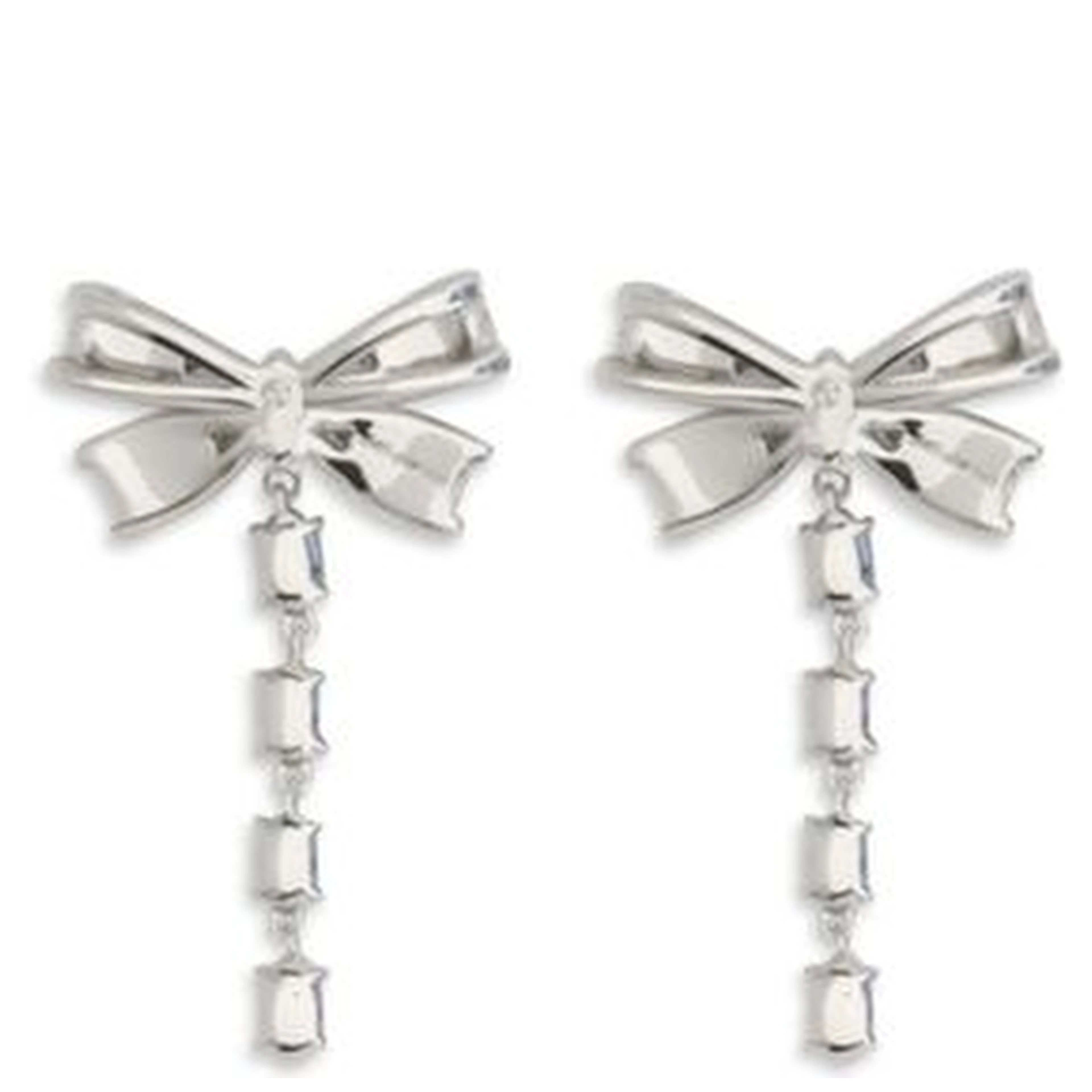 Silver Brass Earrings