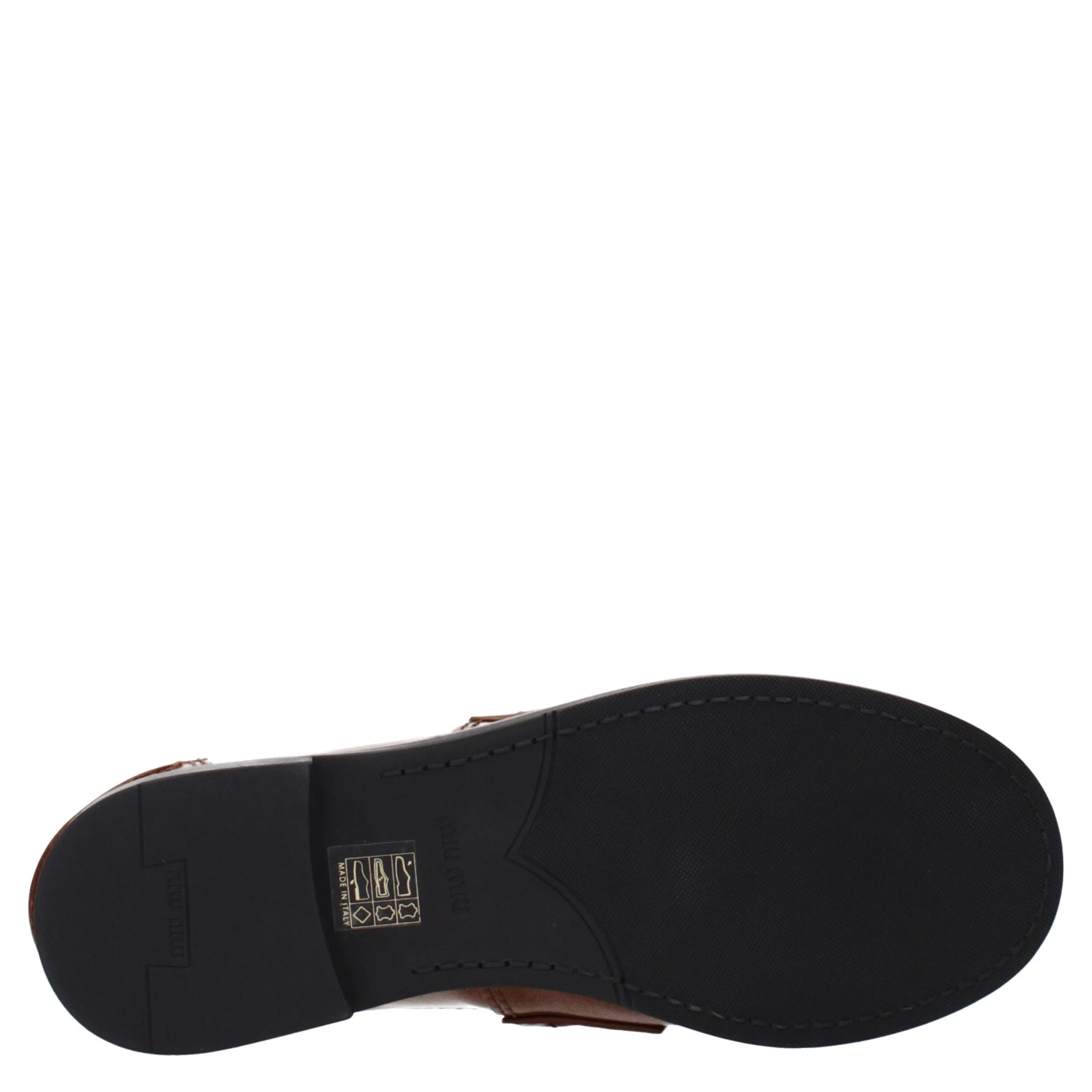 Brown Leather Slip-On Loafers