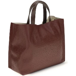 Beige Calf Leather Bos Taurus Shoulder Bag