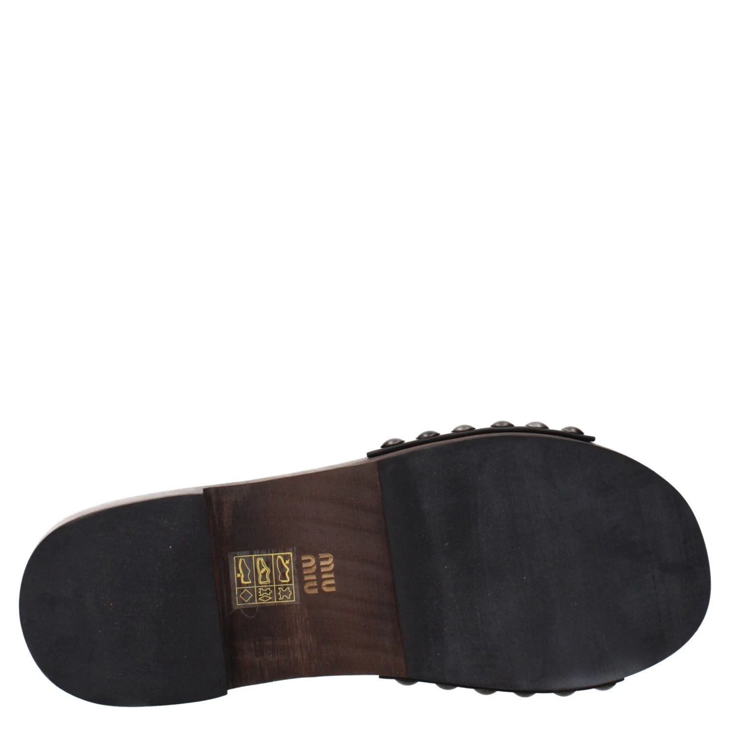Black Leather Slippers