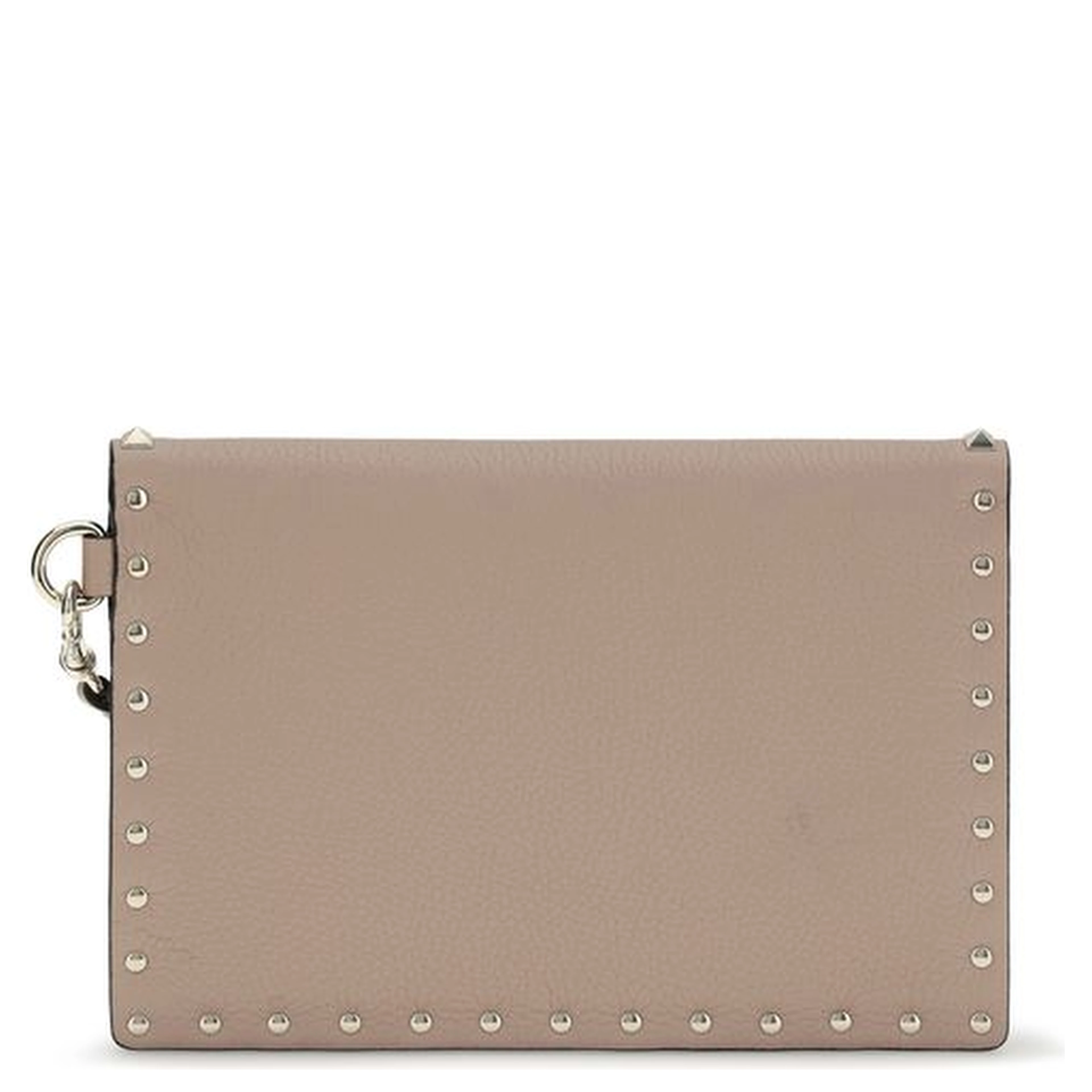 Beige Calf Leather Bos Taurus Wallet