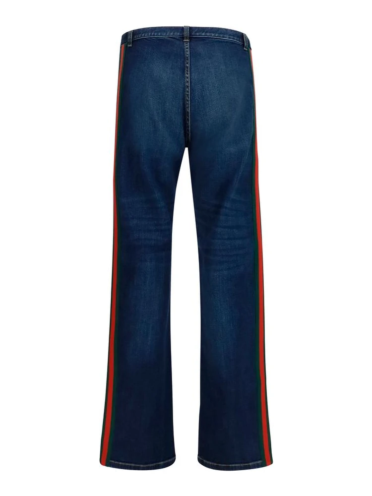 Blue Cotton Flared Jeans alternative