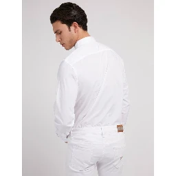 White Cotton Dress Shirt