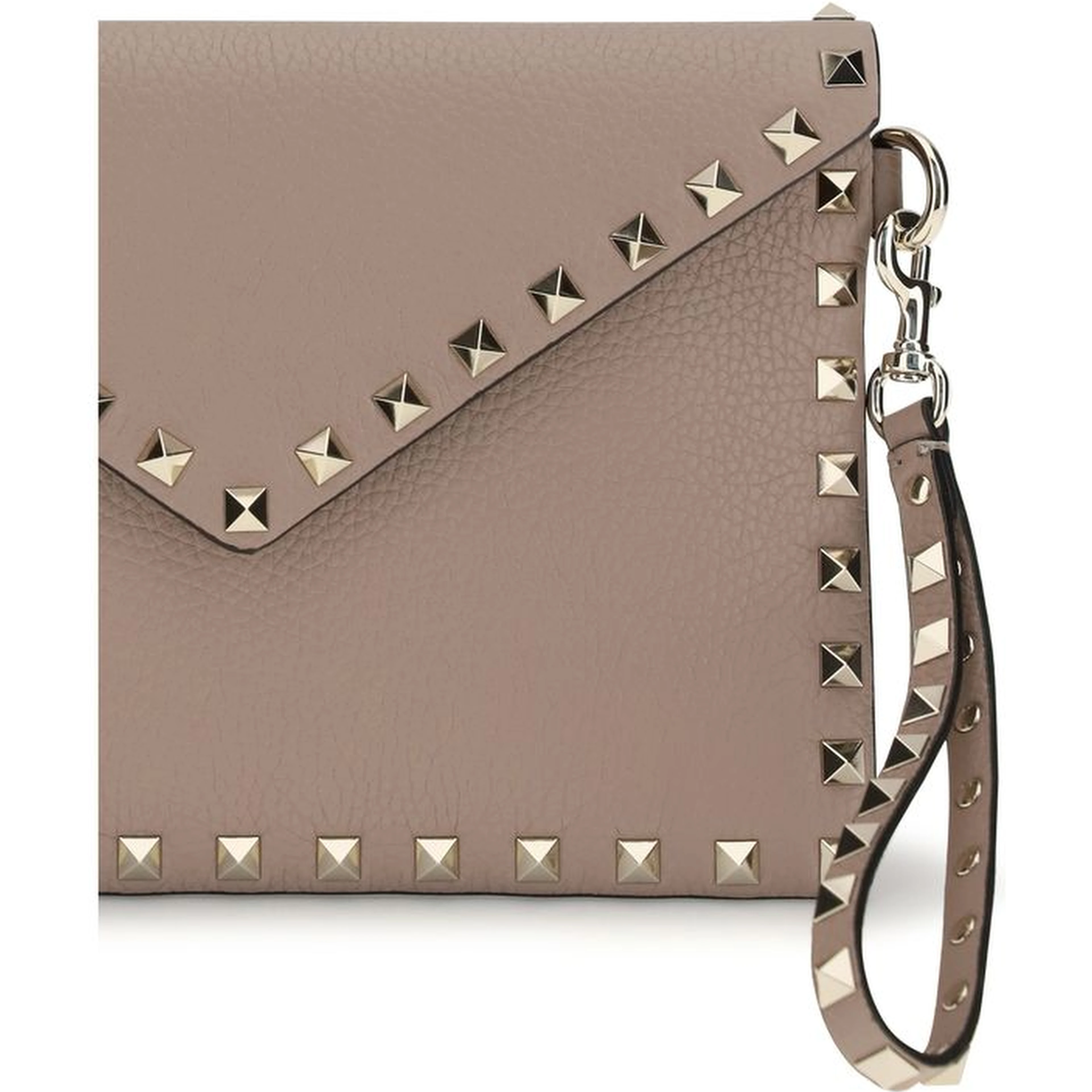 Beige Calf Leather Bos Taurus Wallet