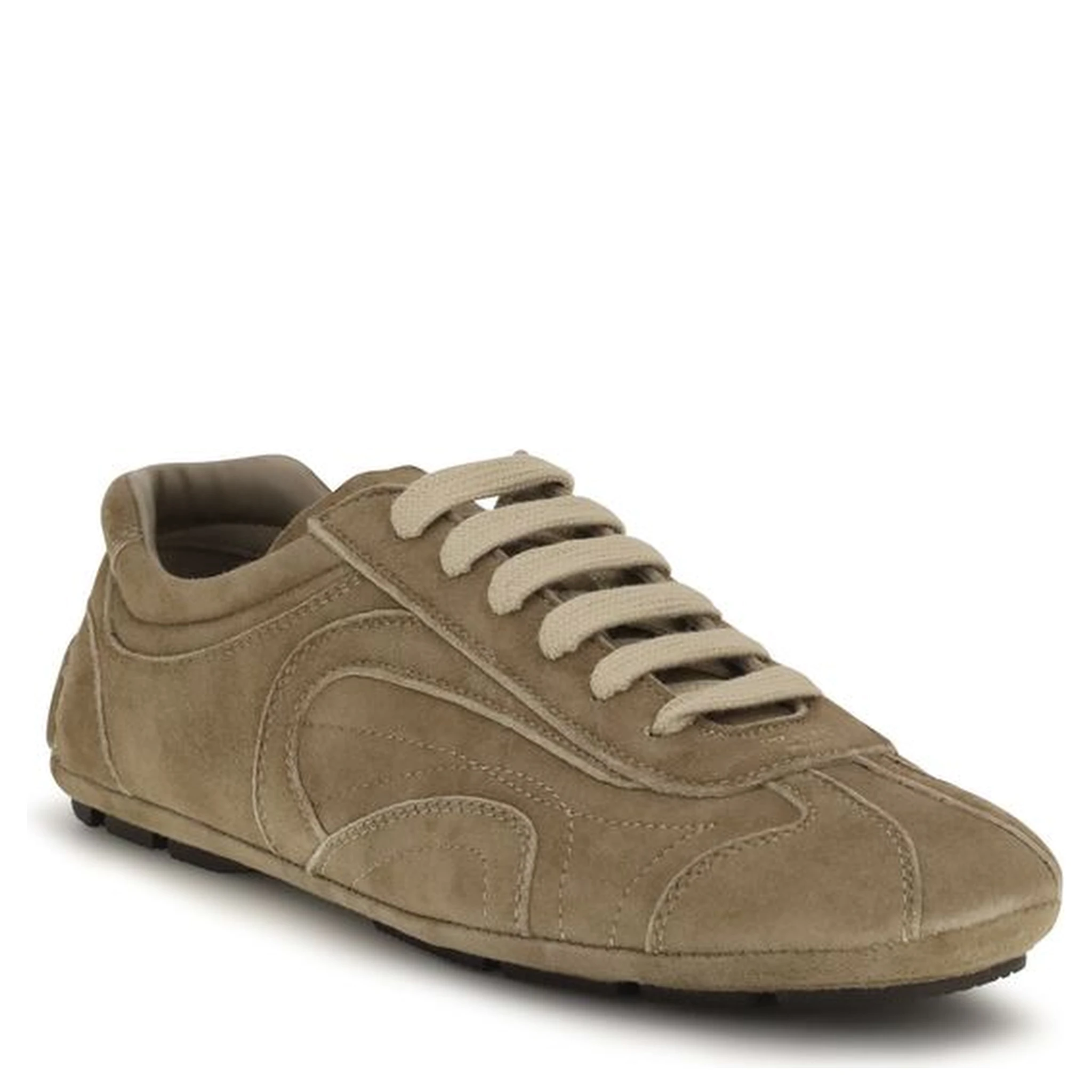 Brown Calf Leather Bos Taurus Athletic Sneakers