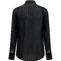 Black Silk Dress Shirt