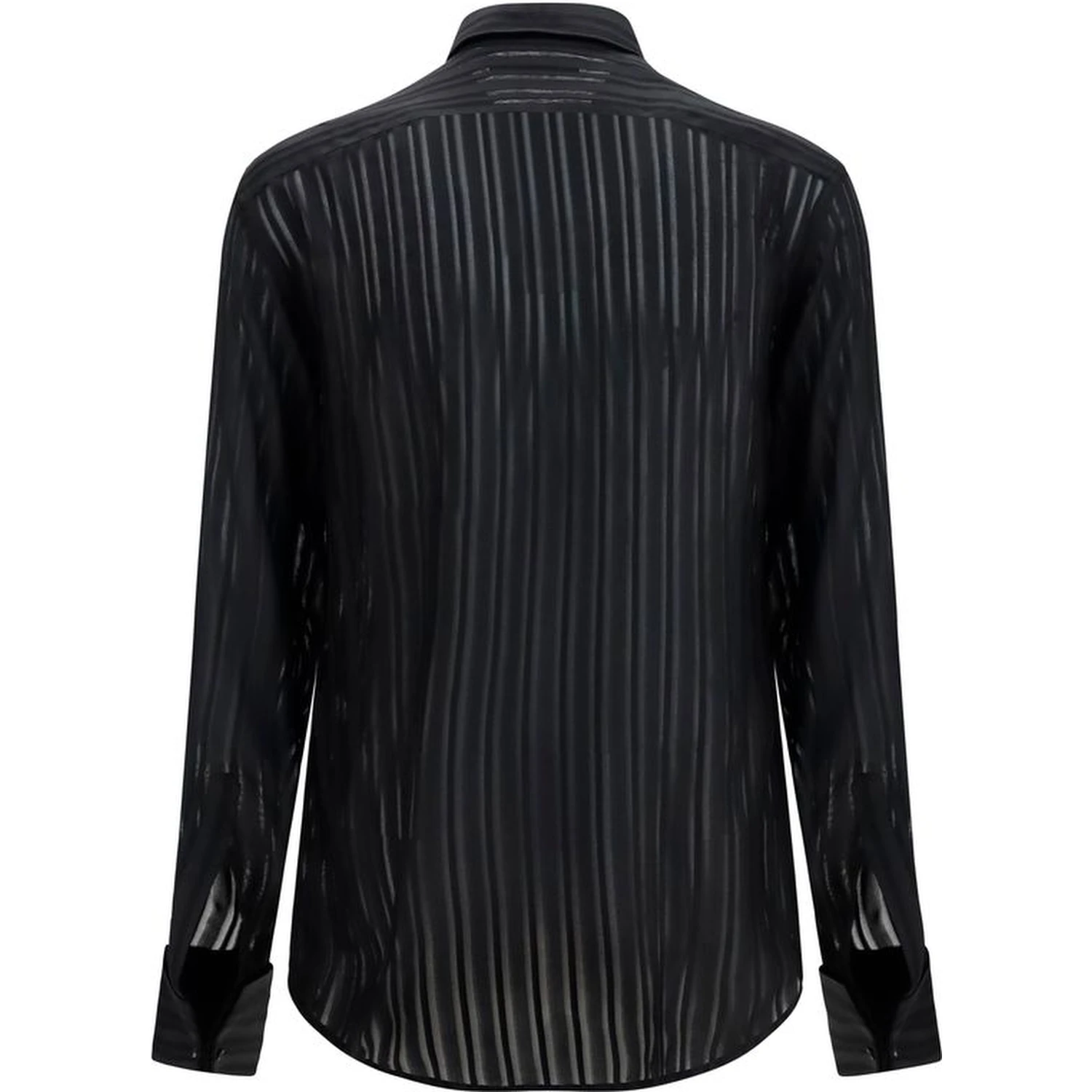 Black Silk Dress Shirt