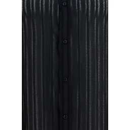 Black Silk Dress Shirt