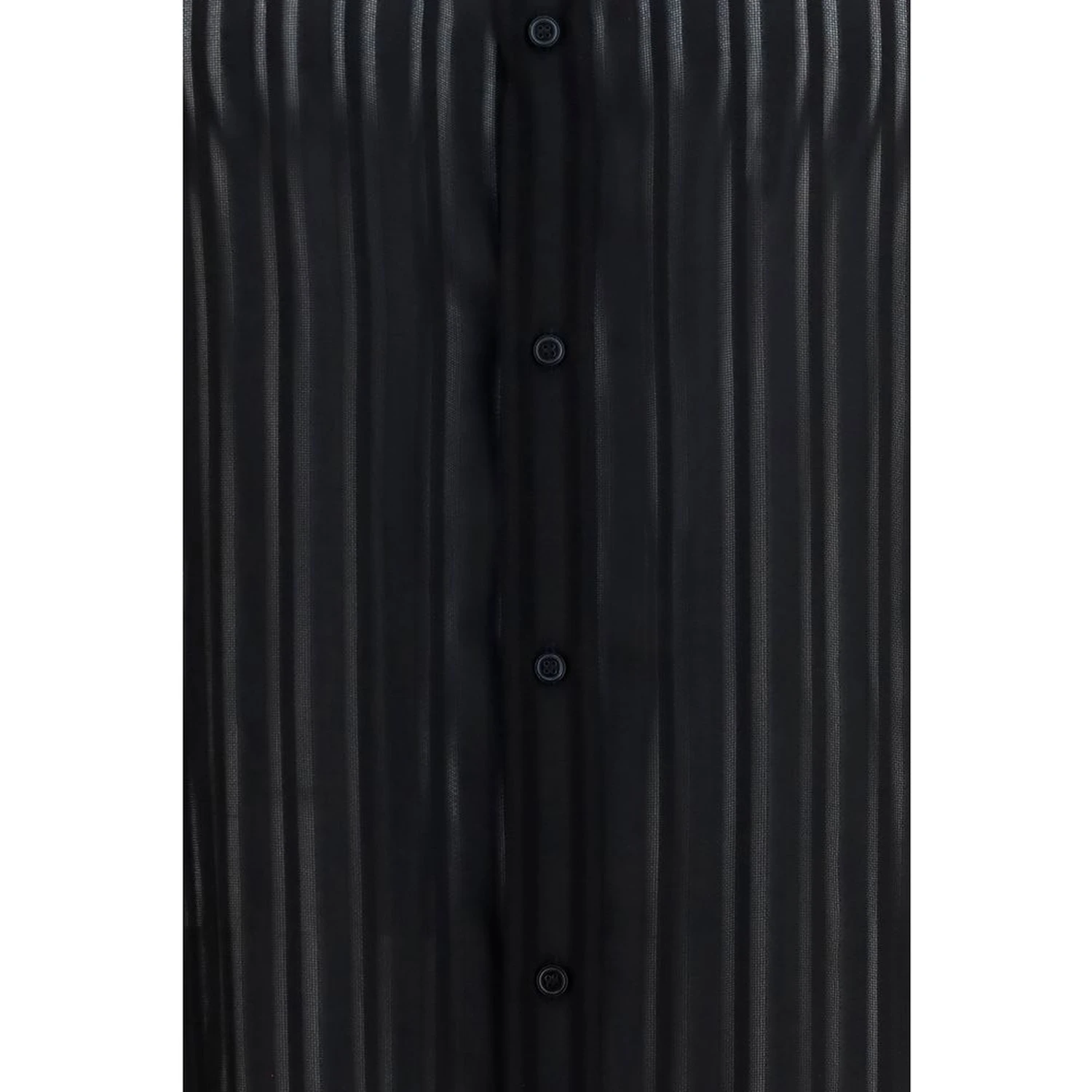 Black Silk Dress Shirt
