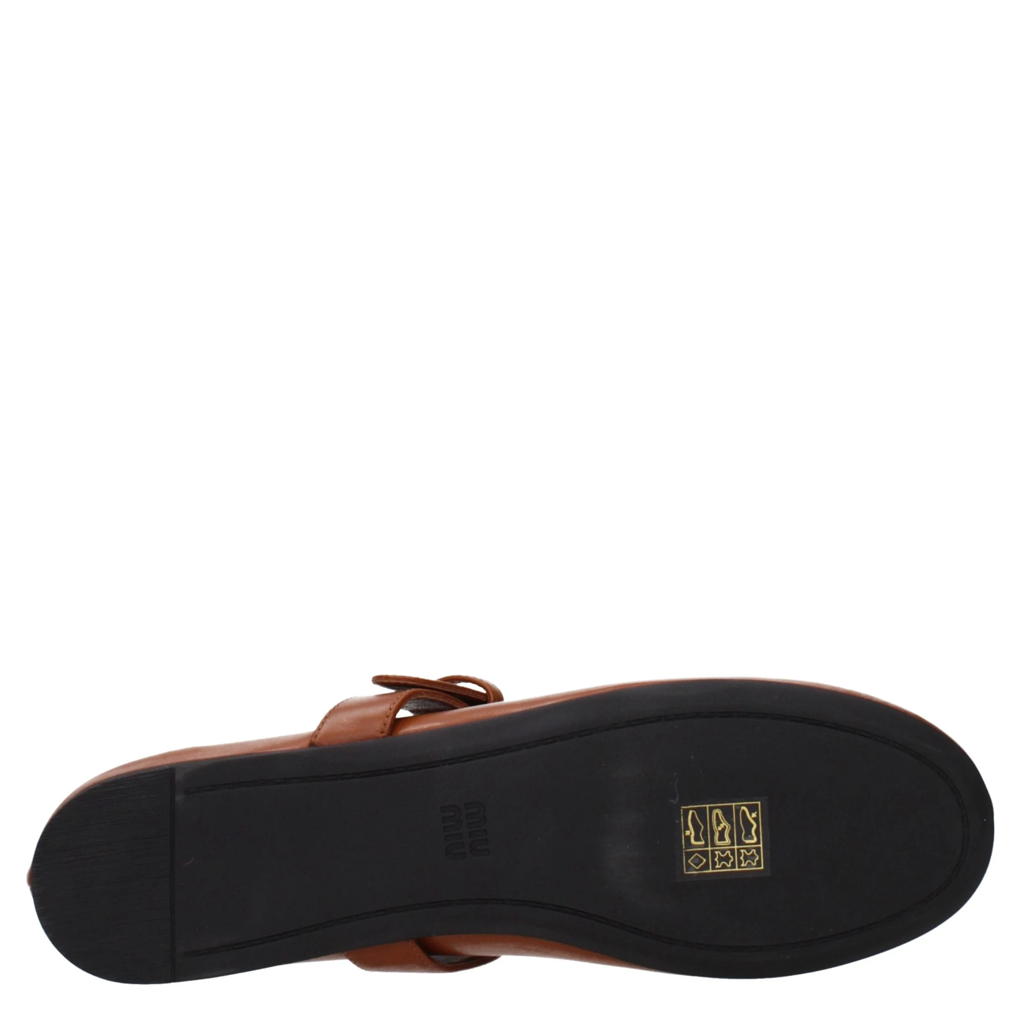 Brown Leather Ballet Flats
