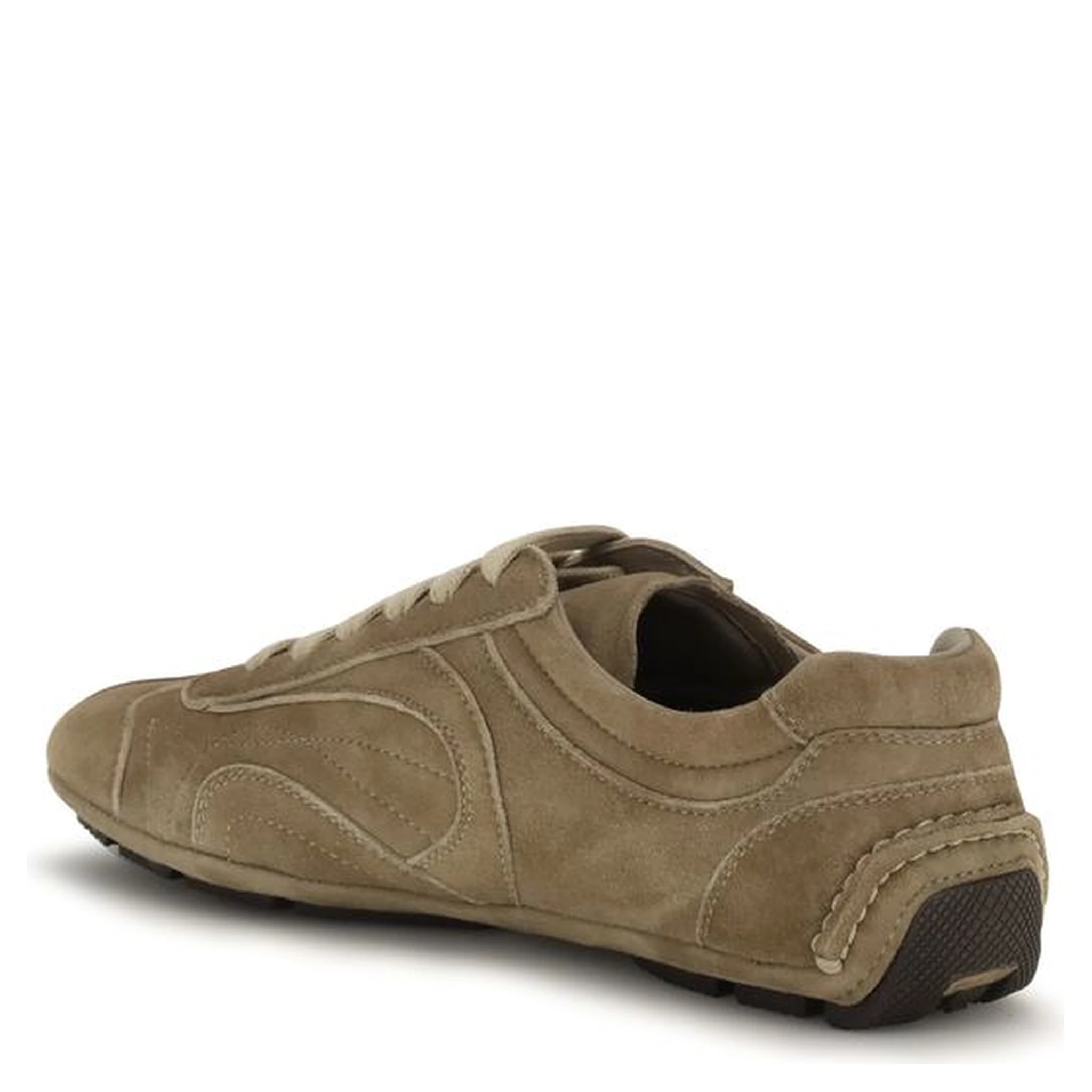Brown Calf Leather Bos Taurus Athletic Sneakers