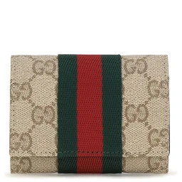 Beige Fabric Wallet