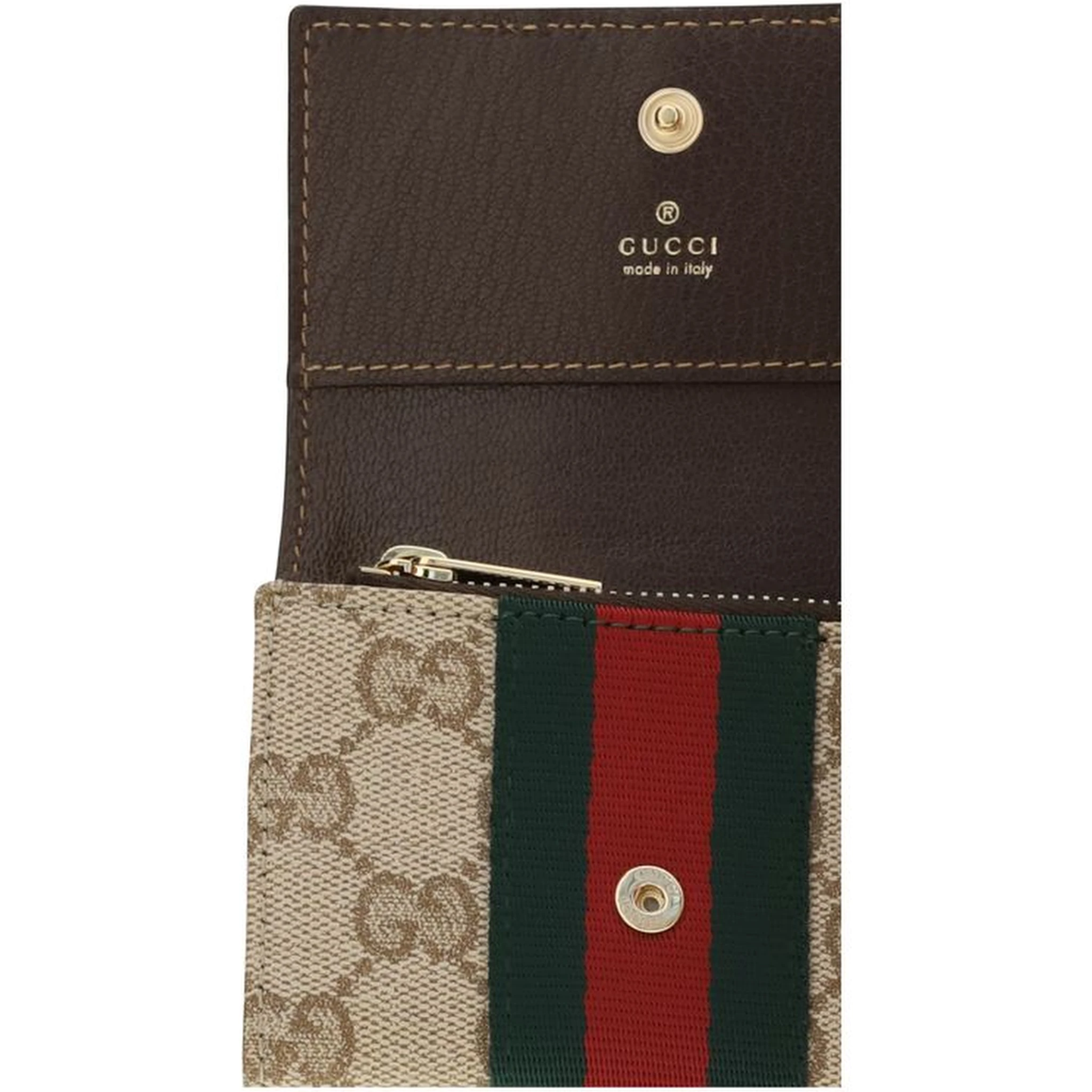Beige Fabric Wallet