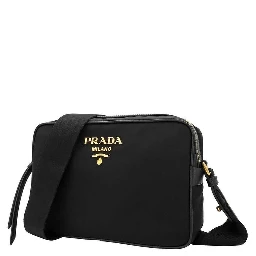 Black Nylon Shoulder Bag