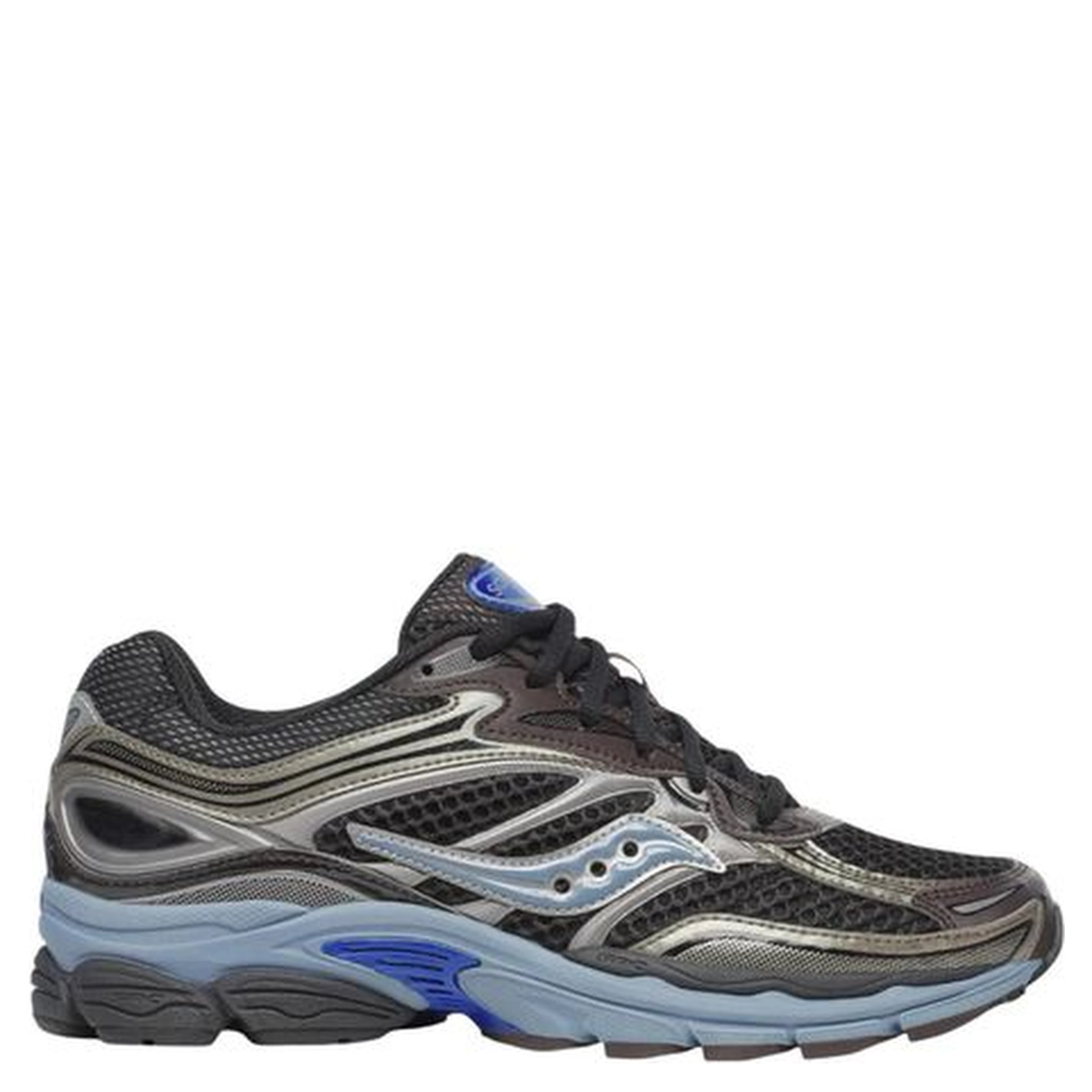 Black Synthetic Athletic Sneakers