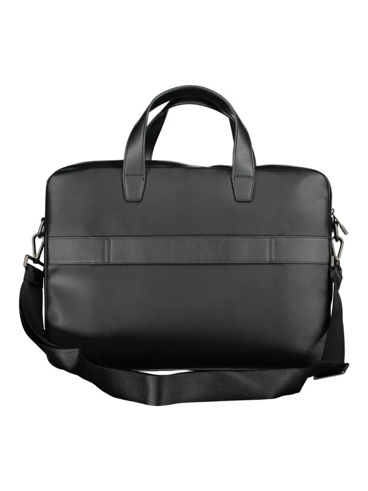 Black Polyurethane Men's Briefcase alternative