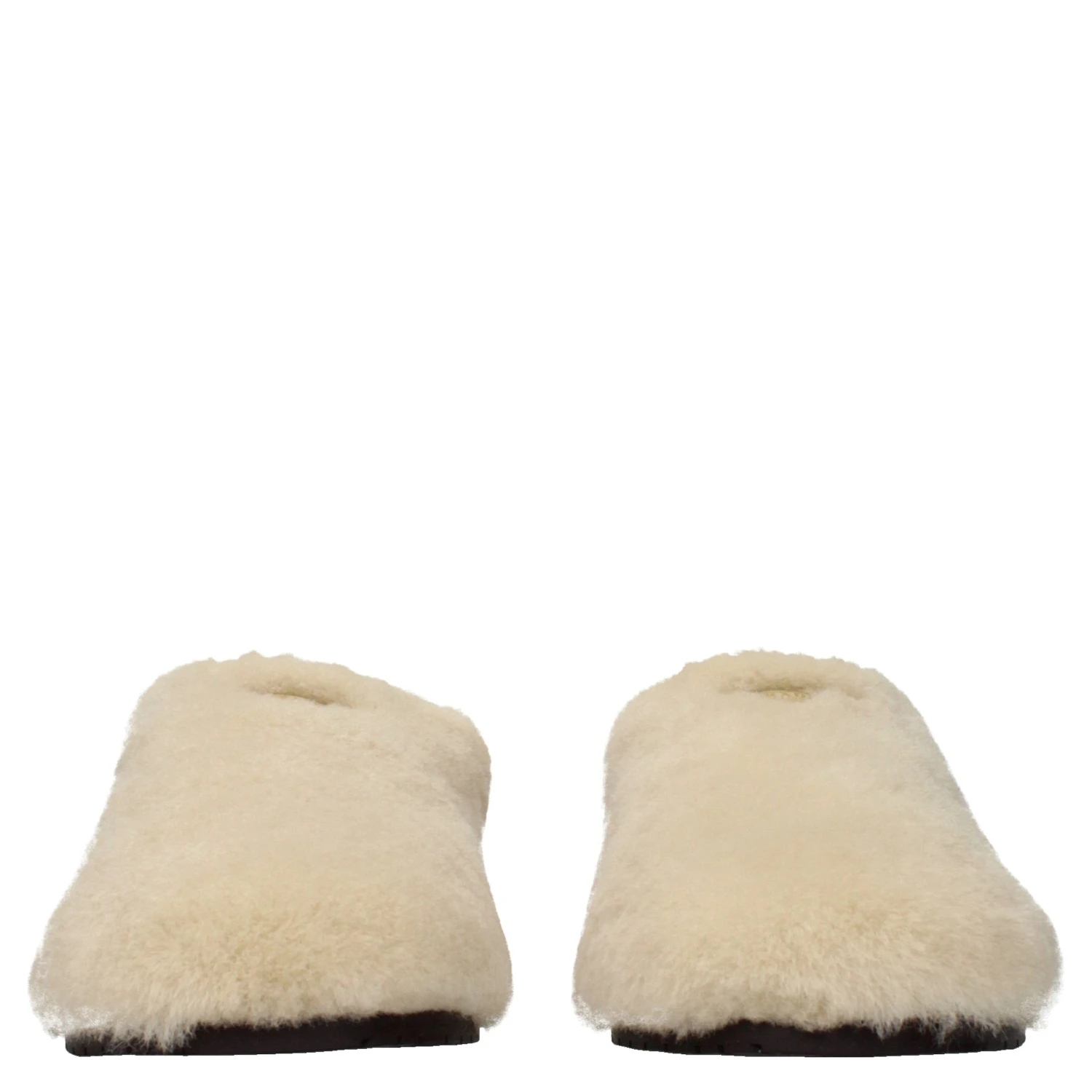 Beige Fur Slippers