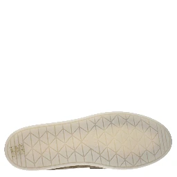 Beige Leather Slip-On Loafers