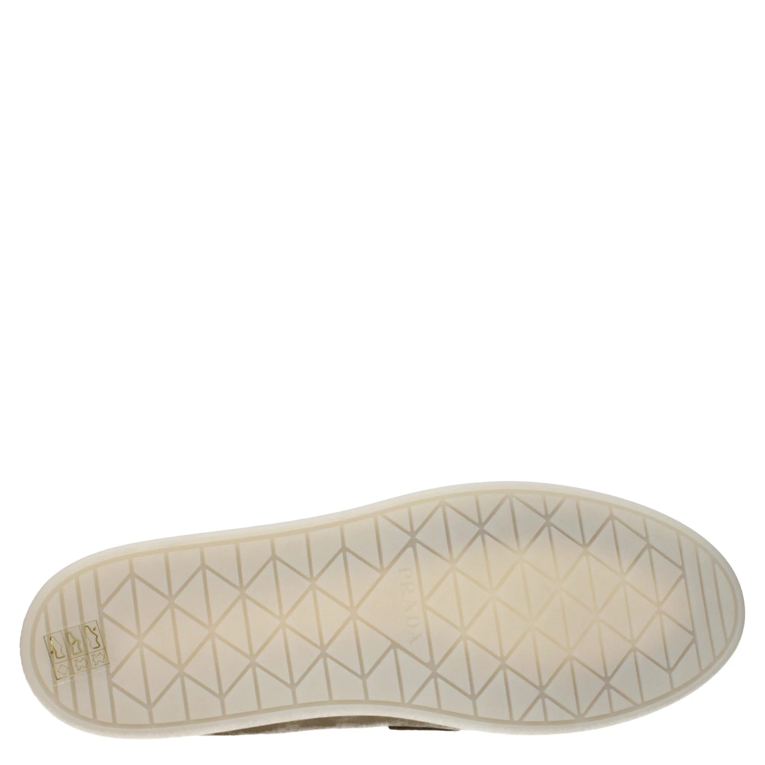Beige Leather Slip-On Loafers