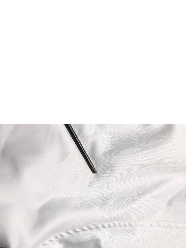 White DG Logo Polyester JerseyBomber Jacket