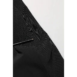 Black Single Breasted One Button Coat Blazer