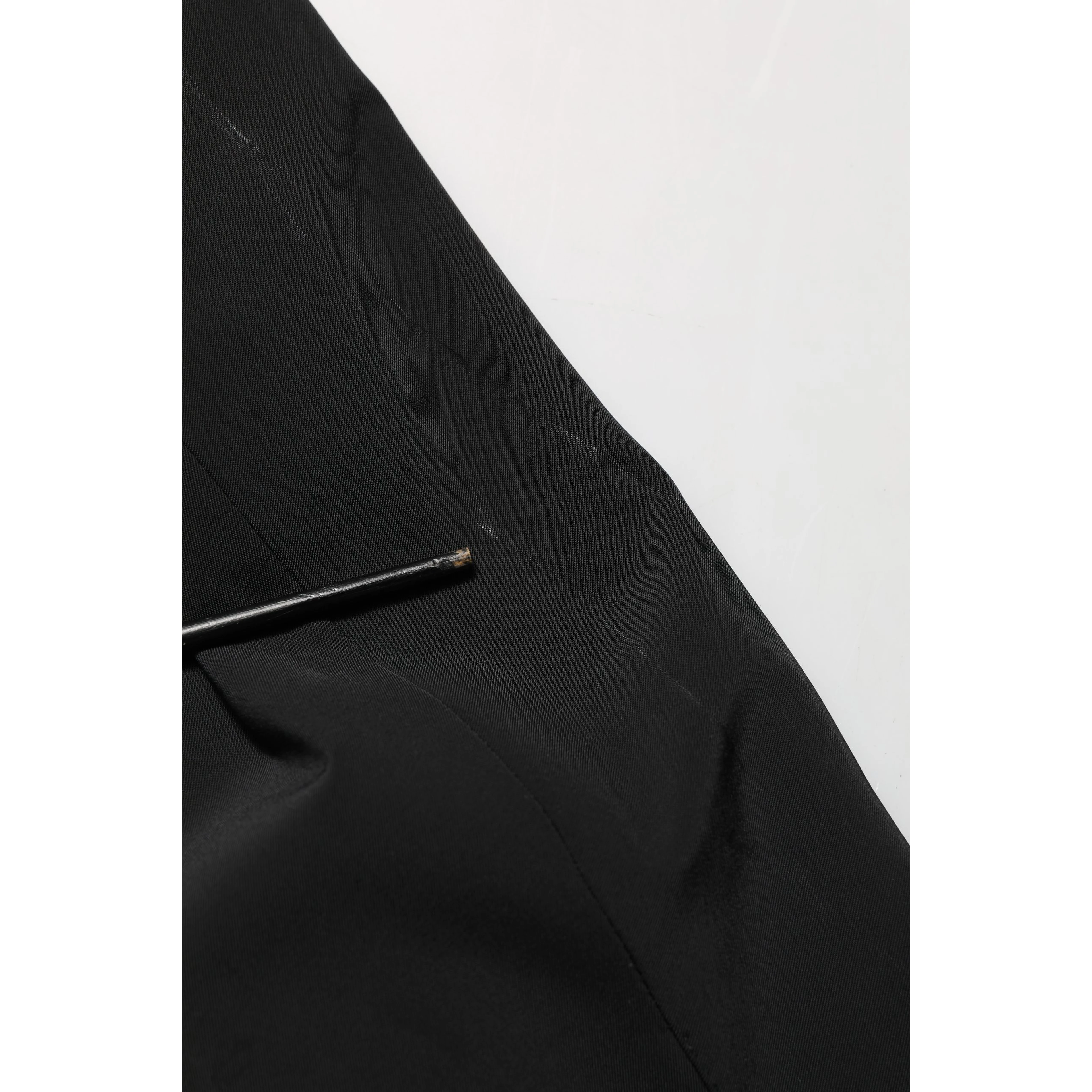 Black Single Breasted One Button Coat Blazer