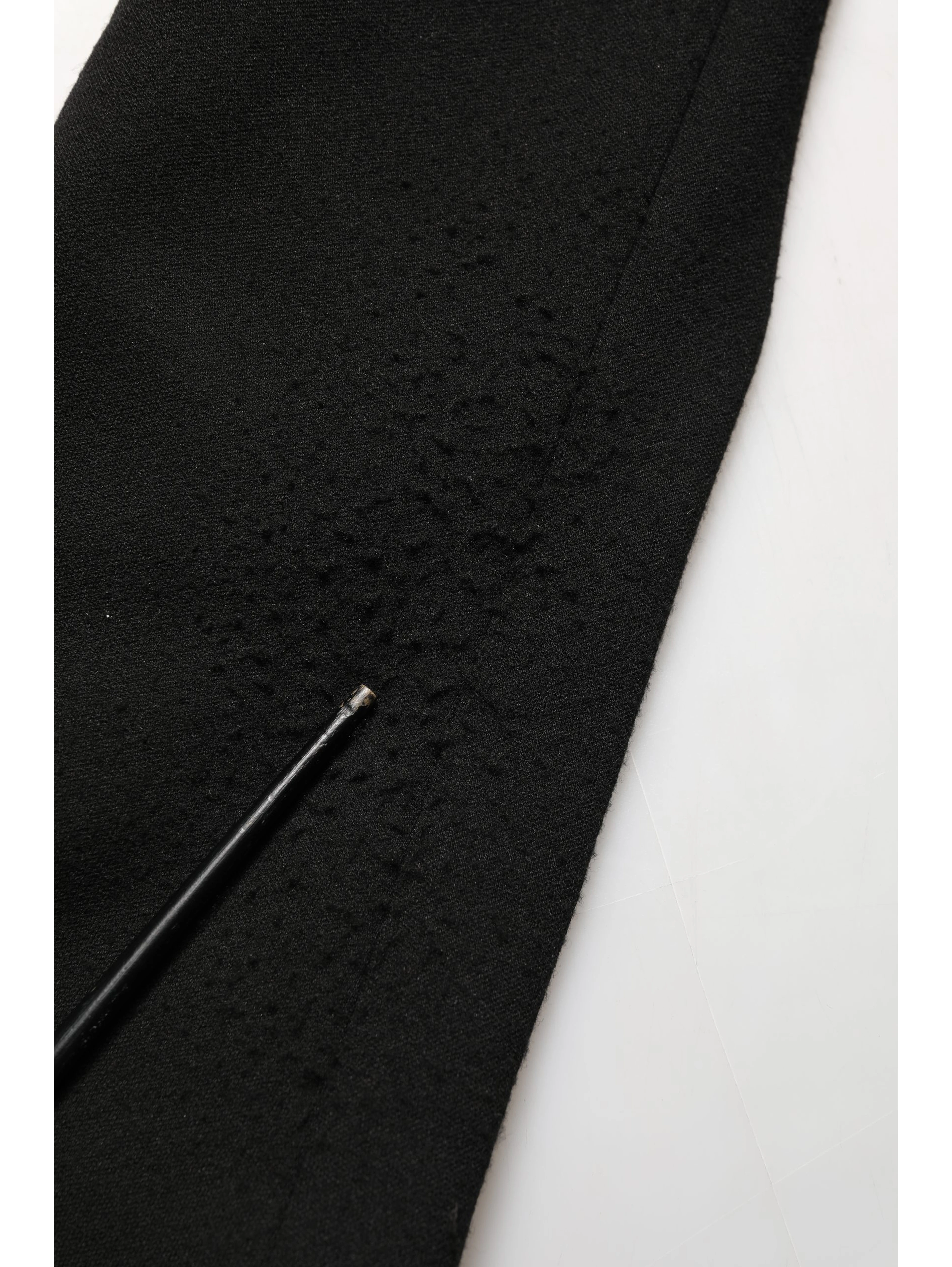 Black Logo Crest SingleBreasted Coat Blazer
