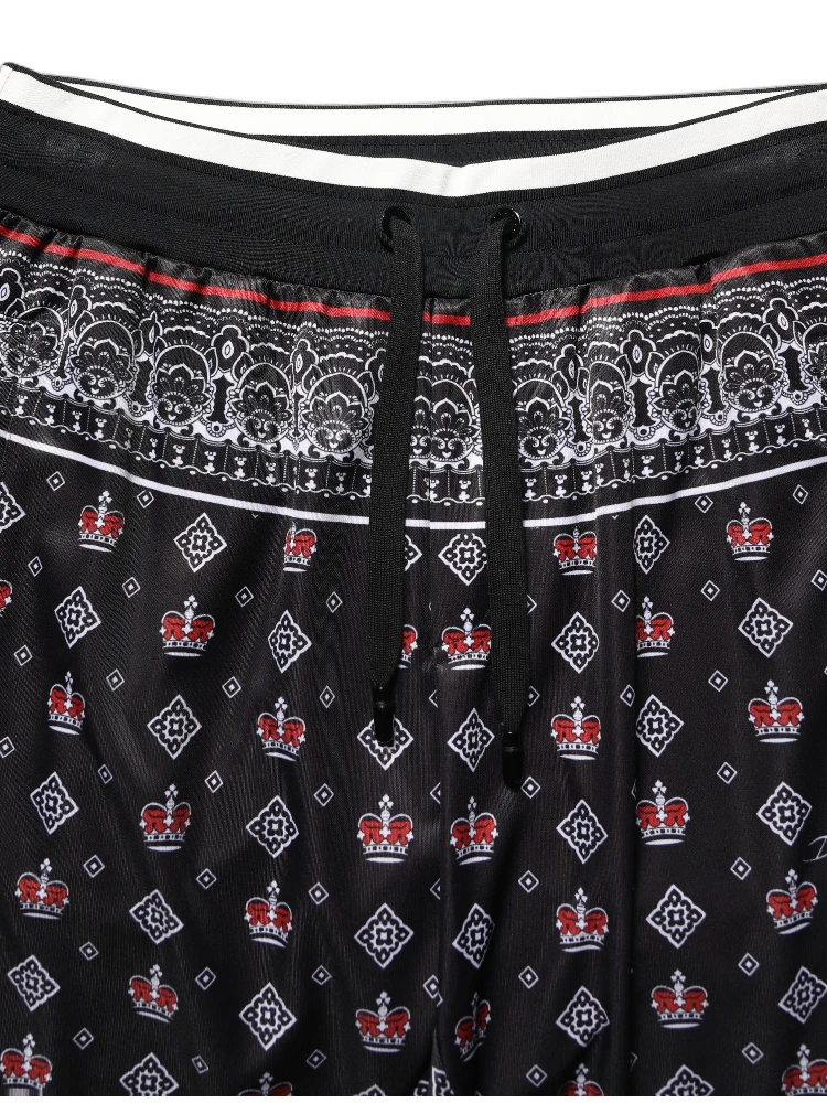 Black Bandana Crown Jogger Men Trouser Pants alternative