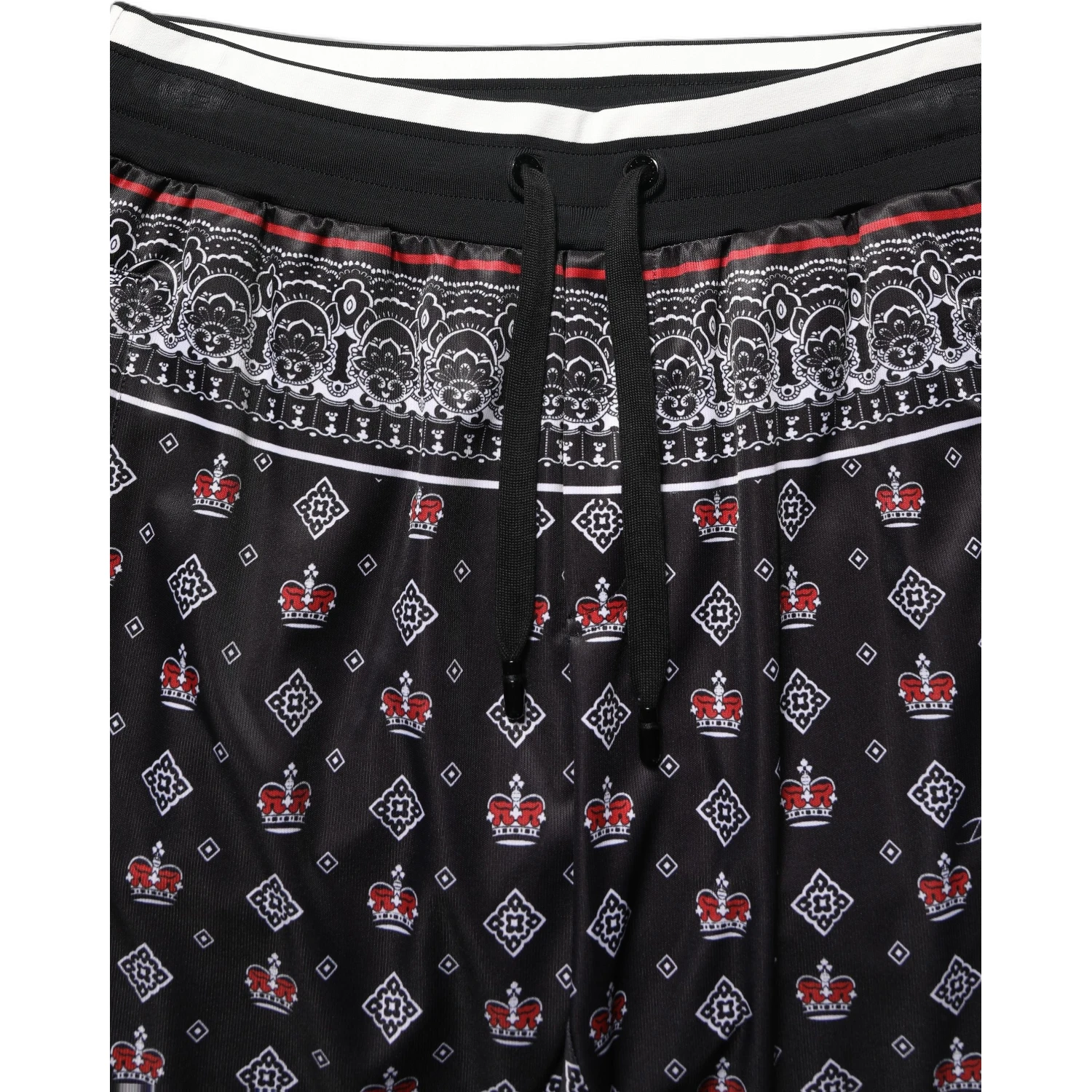 Black Bandana Crown Jogger Men Trouser Pants