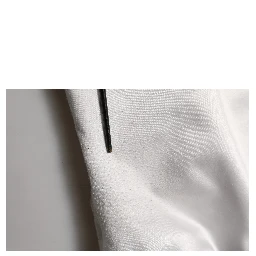 White DG Logo Polyester JerseyBomber Jacket