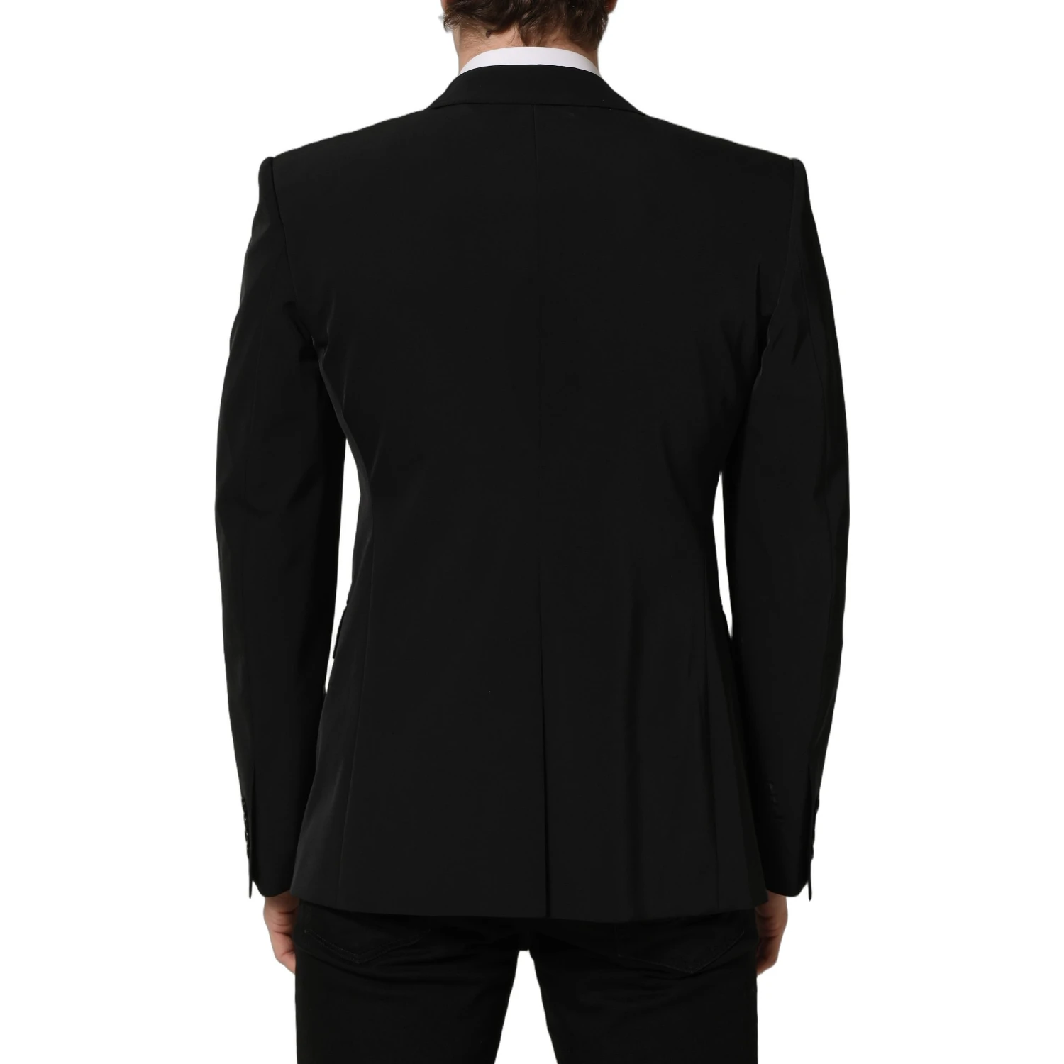 Black Single Breasted One Button Coat Blazer