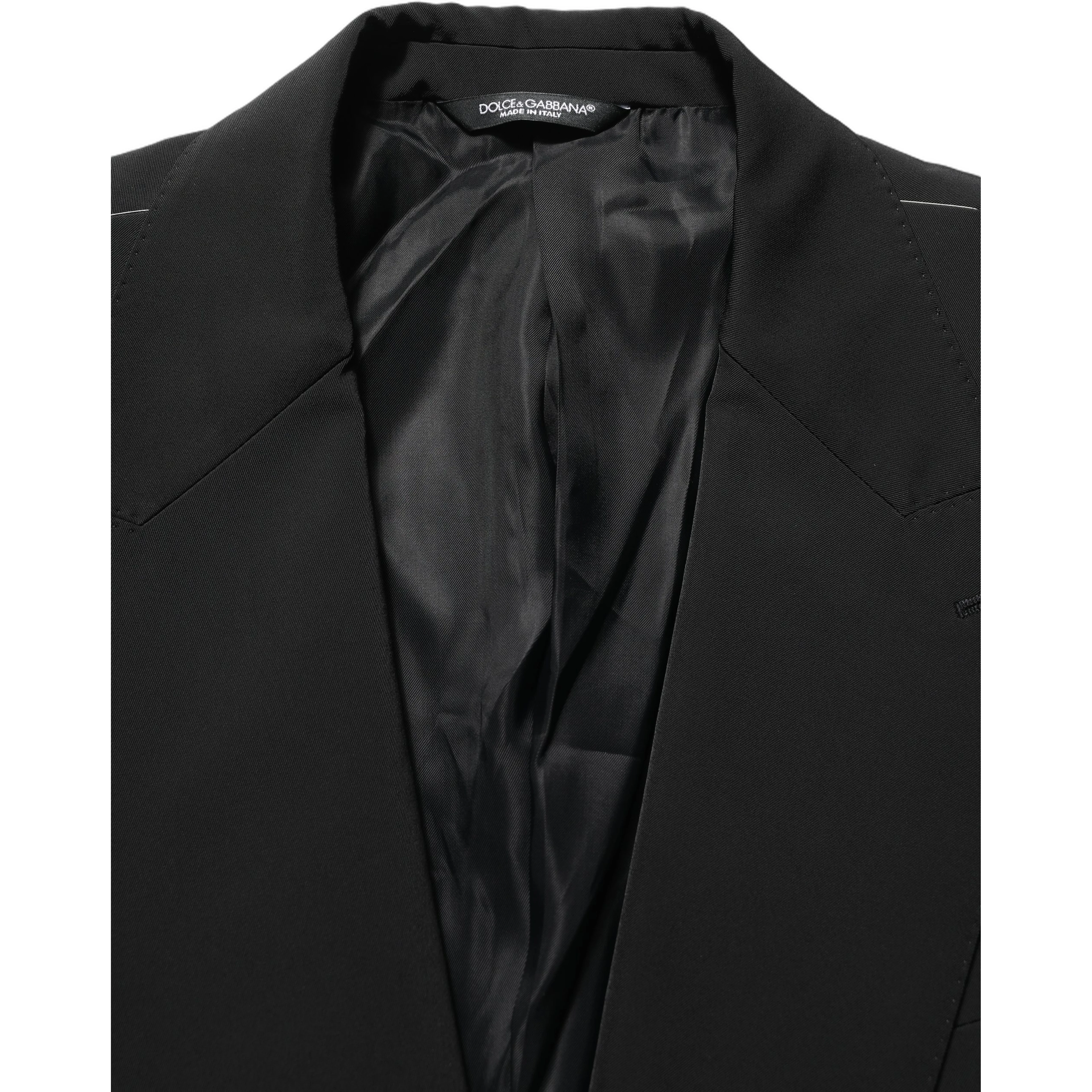 Black Single Breasted One Button Coat Blazer