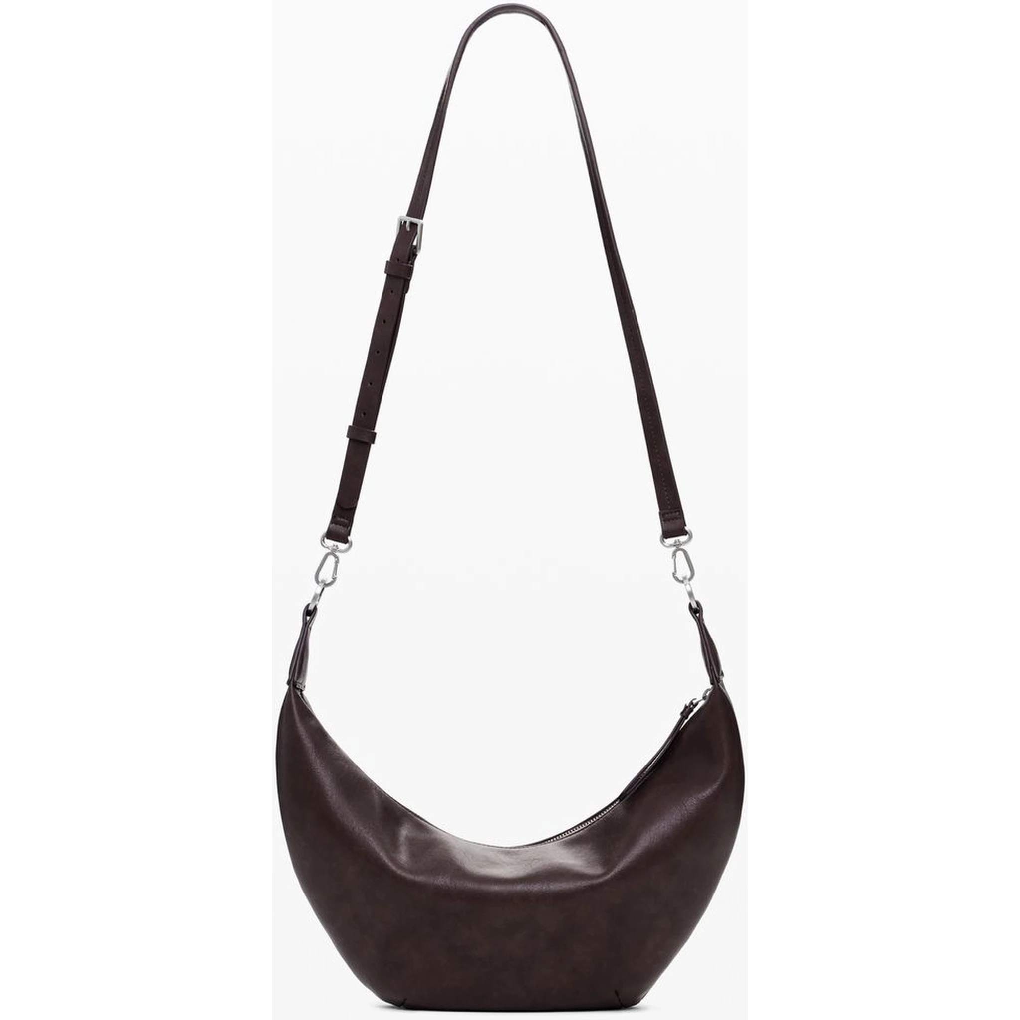 Brown Polyethylene Women Handbag