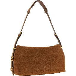 PINKO SADDLE CLASS. SUED purse