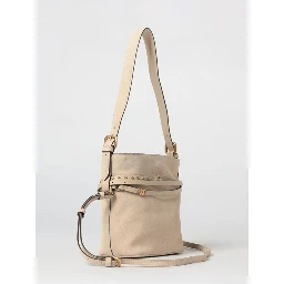 PINKO BUCKET BELT MINI SUEDE handbag