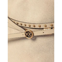 PINKO BUCKET BELT MINI SUEDE handbag