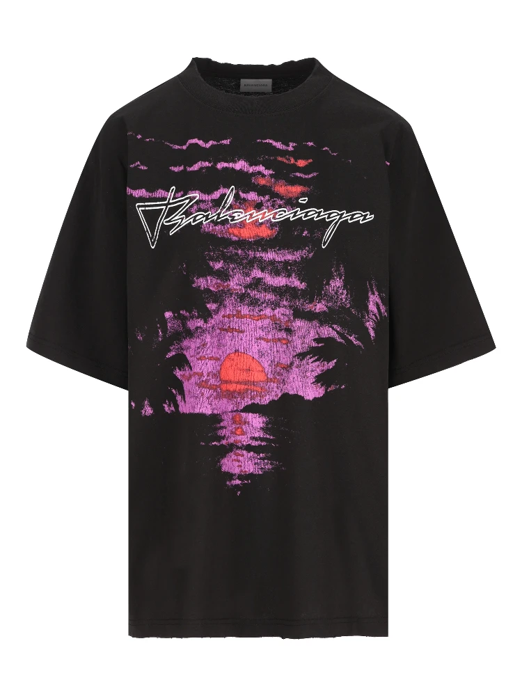 BALENCIAGA T-shirts and Polos Black