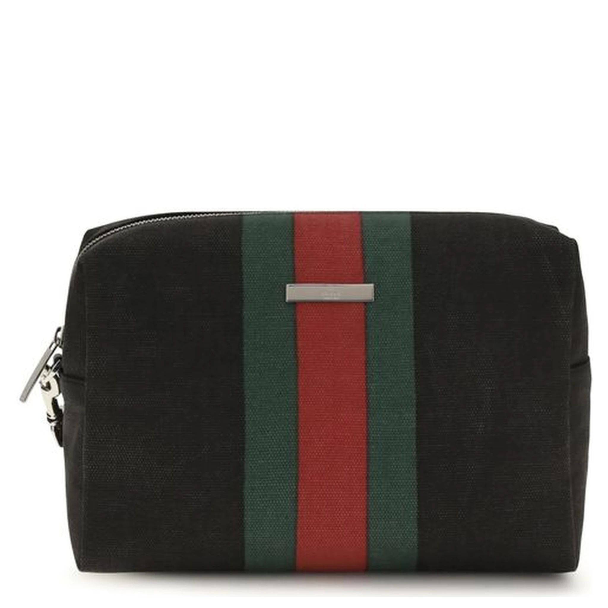 Black Fabric Shoulder Bag