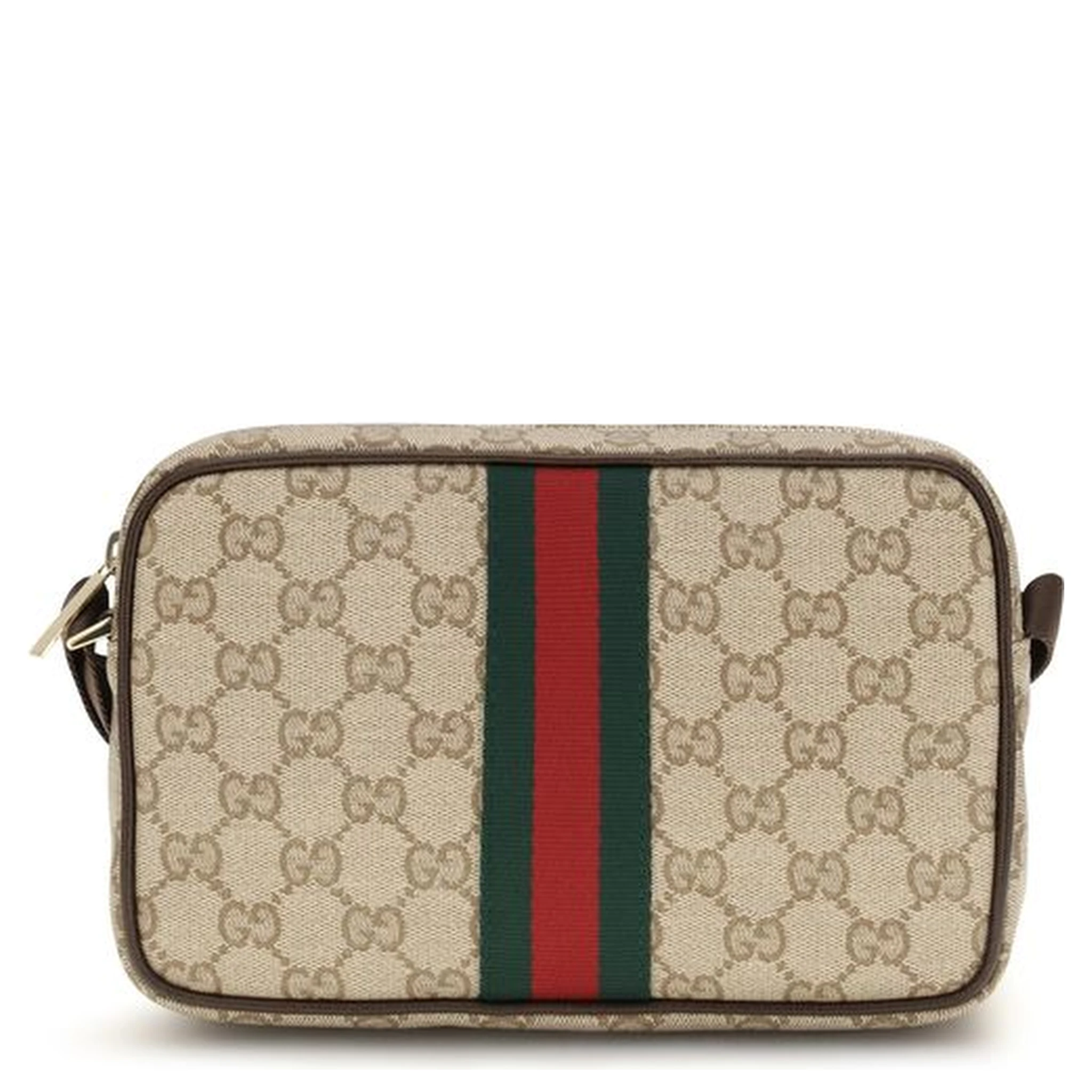Beige Fabric Shoulder Bag