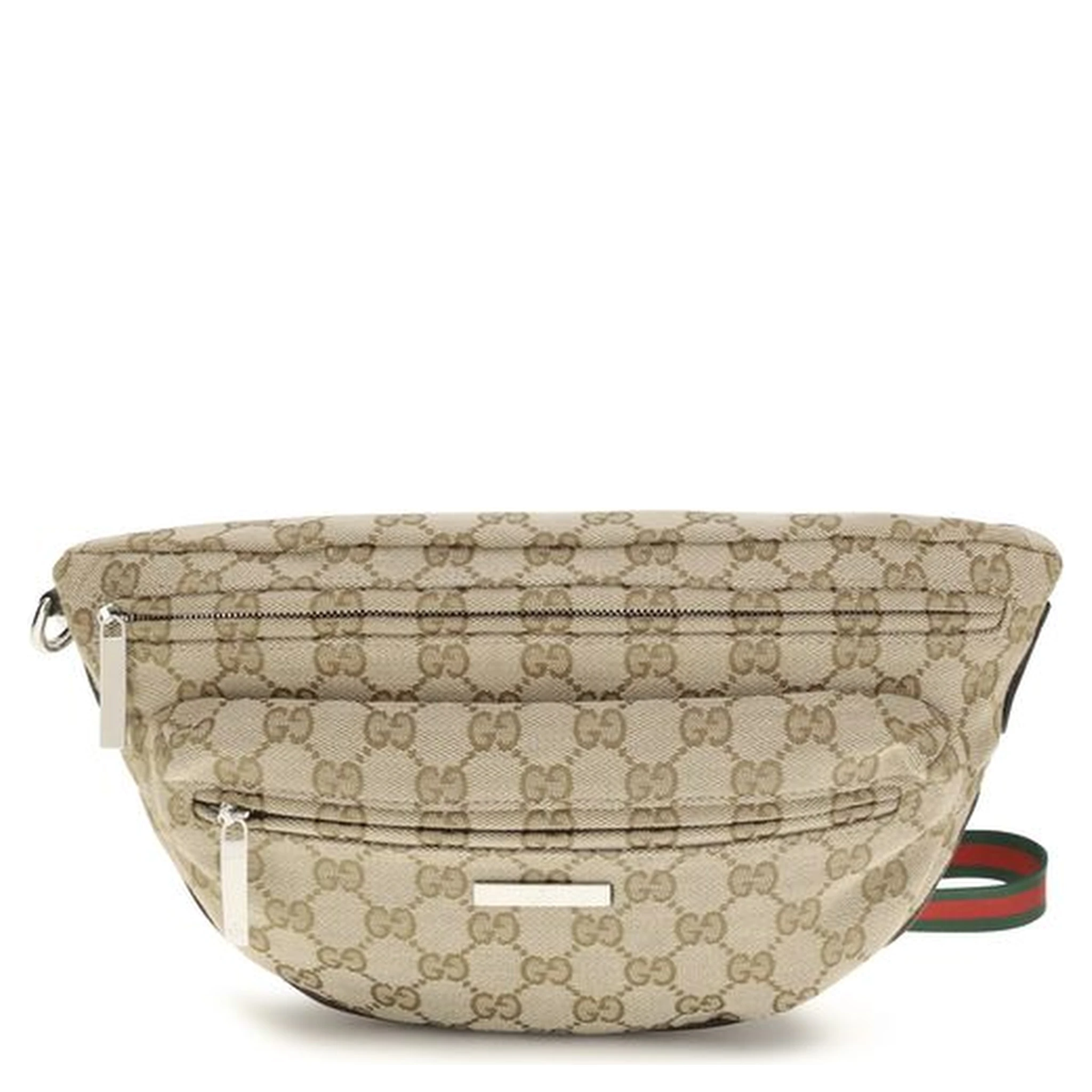 Beige Fabric Shoulder Bag